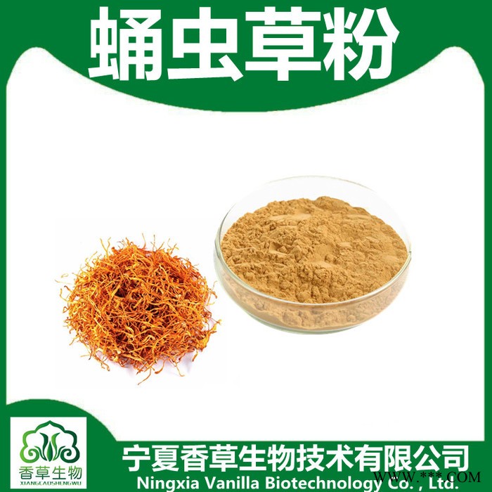 蛹虫草粉97% 香草生物供应蛹虫草多糖 虫草提取液图6