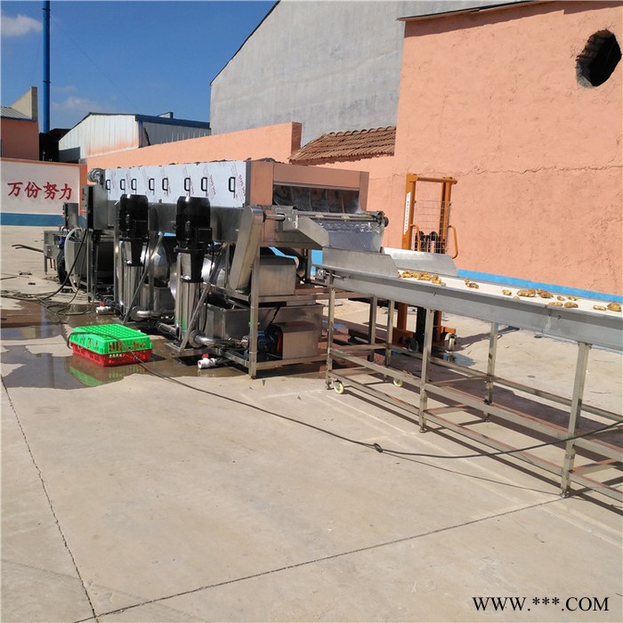 义康PL-5000型 柚子高压喷淋清洗机 黄连喷淋清洗设备 茄子喷淋清洗机图5