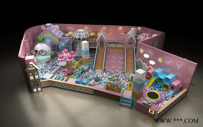 淘气堡玛卡龙系列,支持来图定制。 淘气堡厂家图2