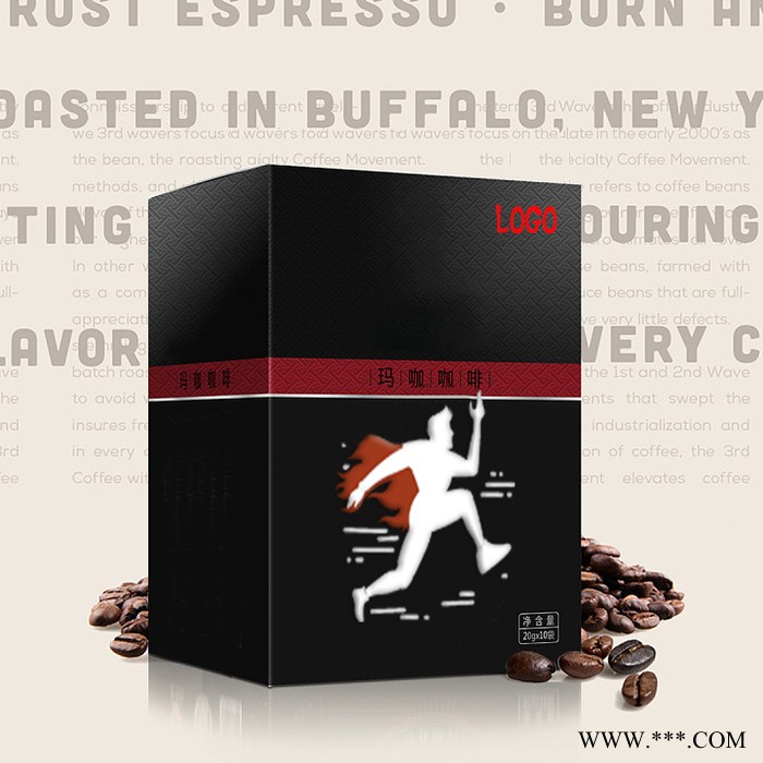 玛卡虫草黑咖啡 男性能量玛咖咖啡  防弹咖啡生酮冲调饮品图2