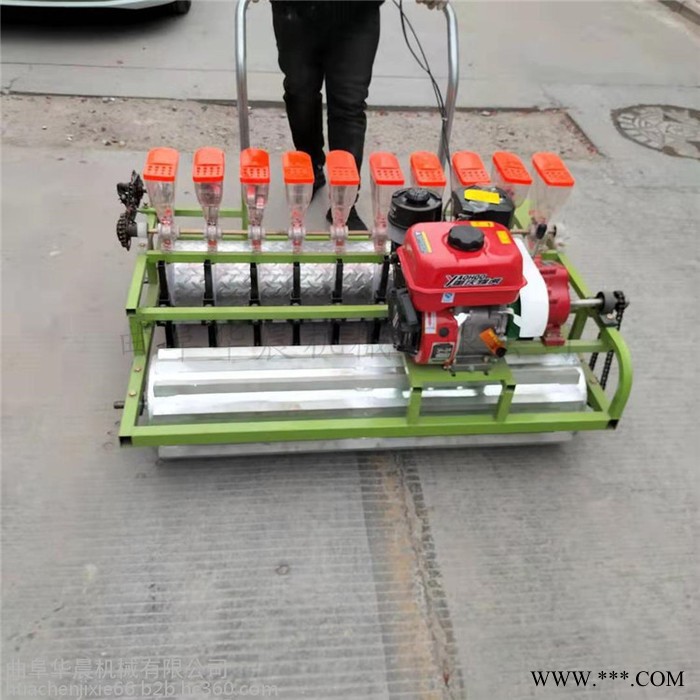 6行板蓝根播种机 HC-BZJ板蓝根覆膜播种机 华晨汽油药材精播机图7