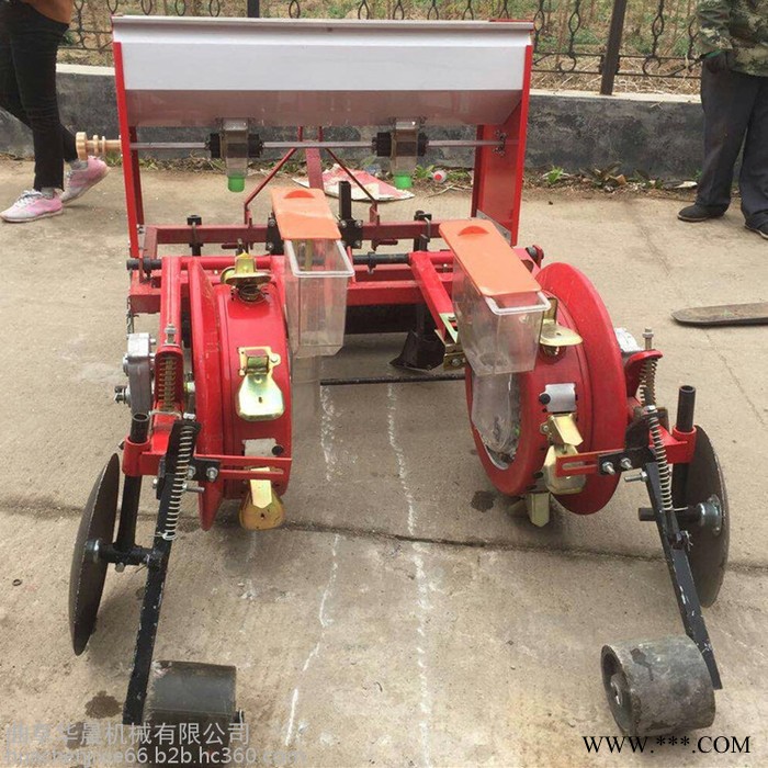 膜上打孔播种机  HC-BZJ辣椒种子播种机  华晨板蓝根精播机图2