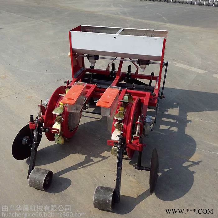 膜上打孔播种机  HC-BZJ辣椒种子播种机  华晨板蓝根精播机图4
