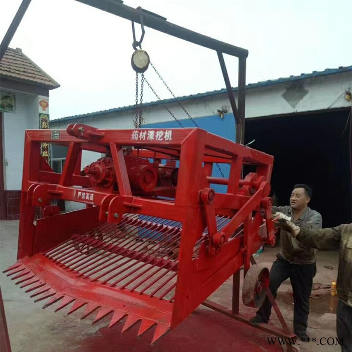 万轮** 供应挖药机 板蓝根半夏收获机柴胡白芷中药材收获机白芷辣根挖掘机 晃筛震动式地下根茎药材收获机图7