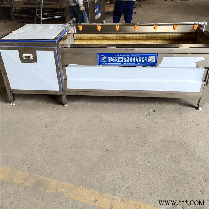 景翔牌川贝母毛辊清洗机 山药清洗机 鸡翅清洗机图3