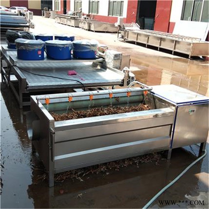 景翔牌川贝母毛辊清洗机 山药清洗机 鸡翅清洗机图5