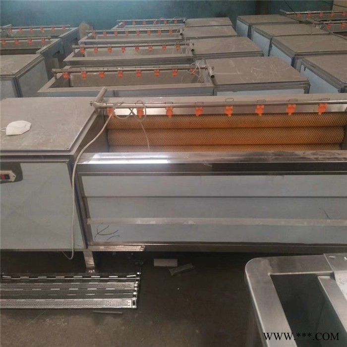 景翔牌川贝母毛辊清洗机 山药清洗机 鸡翅清洗机图2