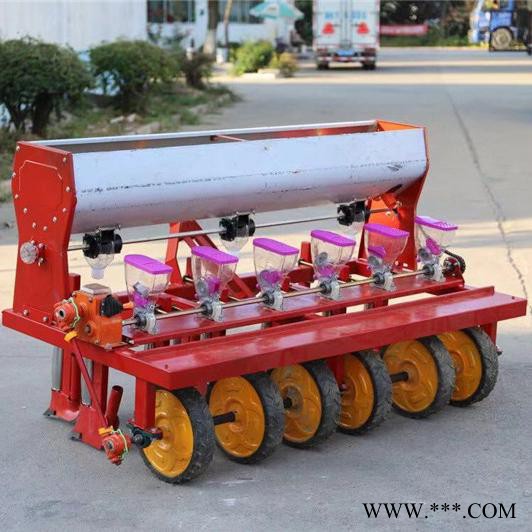 宏博 拖拉机带谷子播种机 河南板蓝根播种机**小粒种子精播机图3