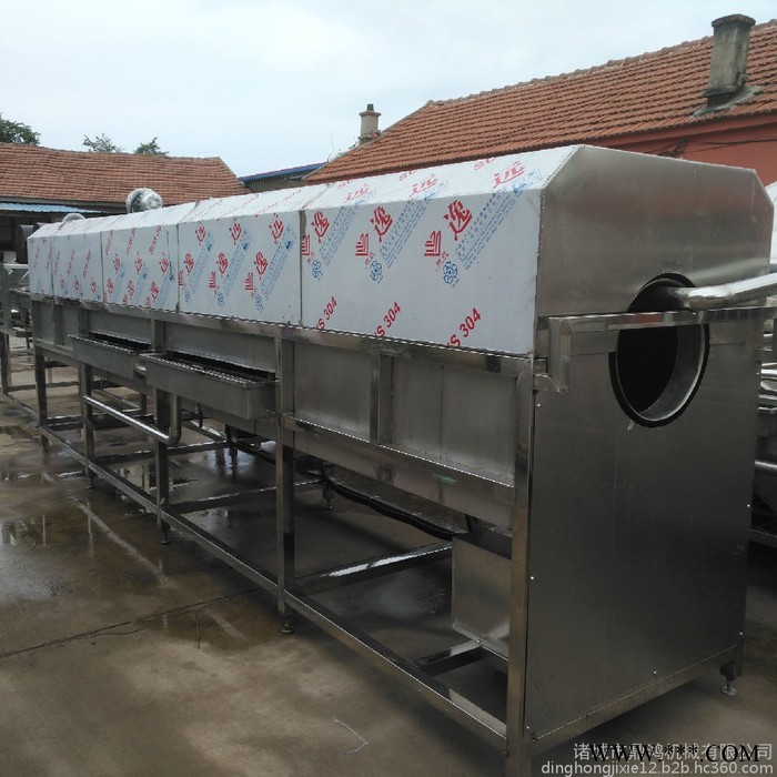 鼎鸿牌TQX-2000型中药材清洗机 玛卡清洗机 油沙豆清洗机 零部件去污清洗机 滚筒洗件机 火腿肠清洗机 铝箔袋清洗机图8