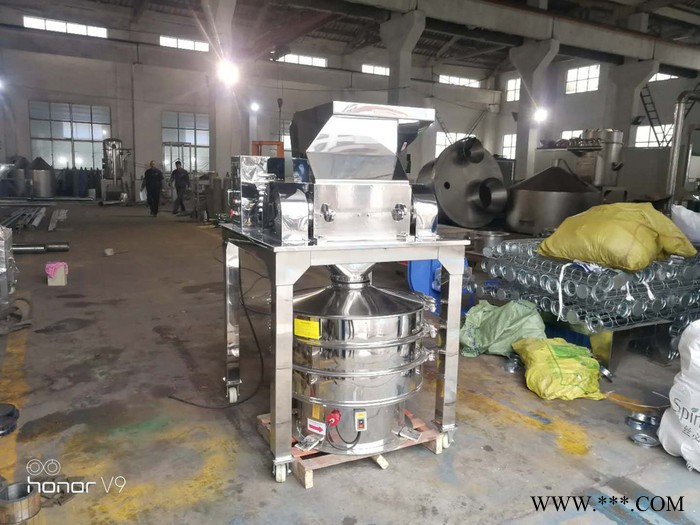 玛卡高效粗碎机 天麻川芎中药材粗粉碎机 粘性物料结块物料粗碎机图2