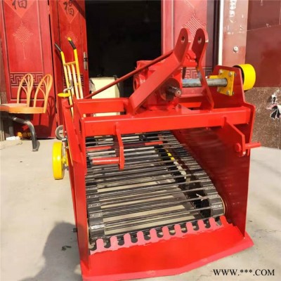 手扶车带薯类收获机 土豆马铃薯收获出土机 板蓝根药材收获机