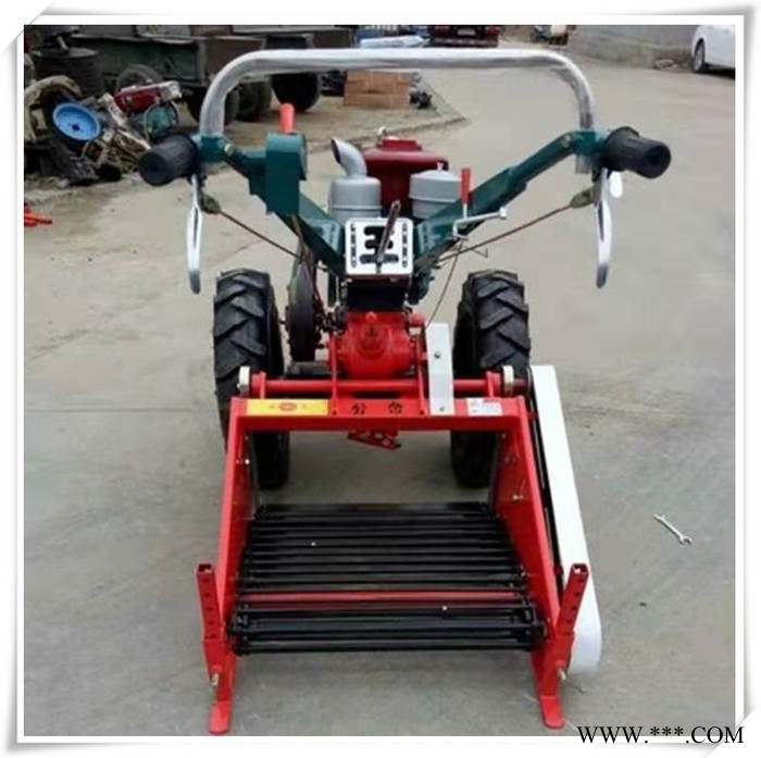 手扶车带薯类收获机 土豆马铃薯收获出土机 板蓝根药材收获机图2