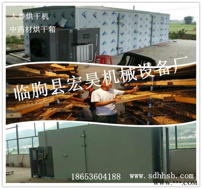 宏昊HH-100川贝母烘干机 浙贝母烘干箱平贝母烘干设备 牡丹花干燥房月季花烘干机黄花菜干燥箱热风循环煤电一体机图7