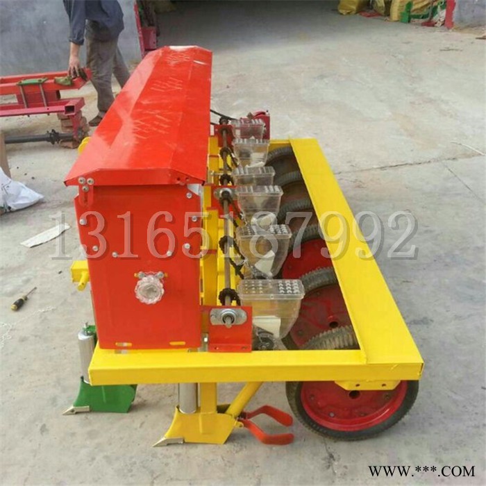 小粒种子精播机价格 板蓝根蒲公英播种机 富兴牌可调株距免耕地播种机图6