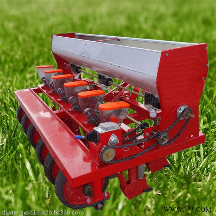小粒种子精播机价格 板蓝根蒲公英播种机 富兴牌可调株距免耕地播种机图5