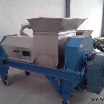 王老吉、板蓝根等中药渣双螺旋压榨机脱水