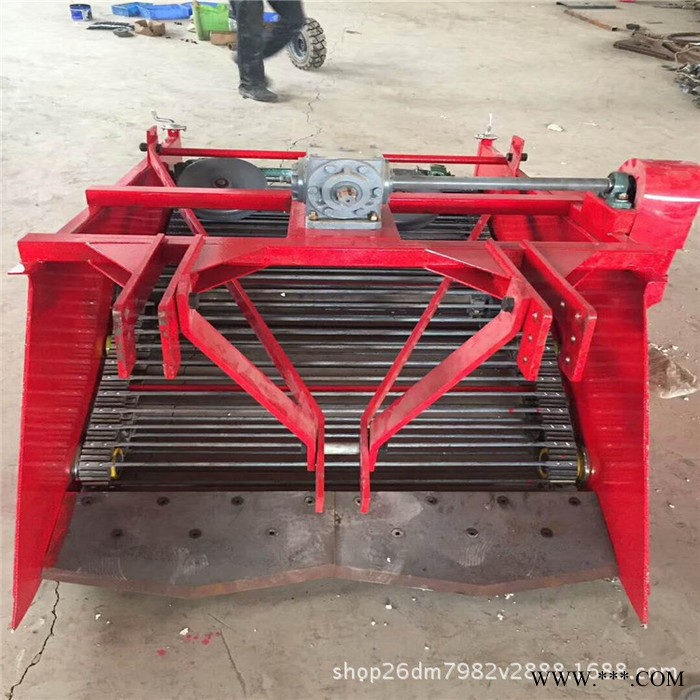 深挖板蓝根收获机 多功能双行收获机 好用的药材收获机图2