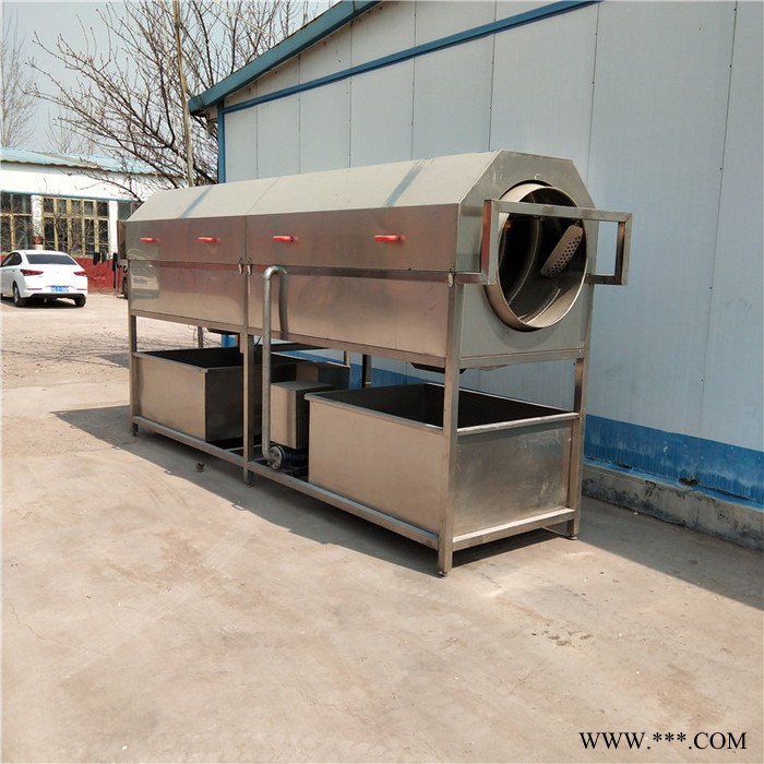 义康牌TQX-2000型 白芨滚筒清洗机 田七去泥清洗机 全自动沙参滚筒清洗机图2