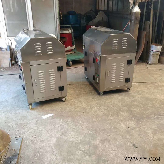 电加热板栗炒货机 封闭式滚筒白芷翻炒机 开心果咖啡豆炒货机图3