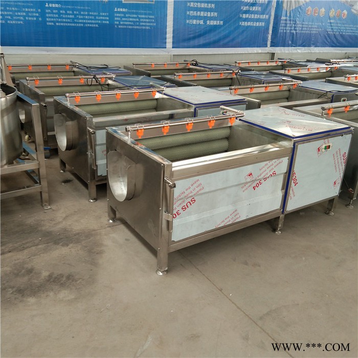 义康MQX-1500型 橙子打蜡设备 沙参清洗设备 番薯去皮清洗加工设备图7