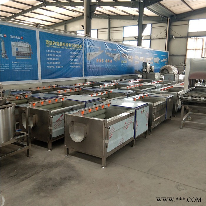 义康MQX-1500型 橙子打蜡设备 沙参清洗设备 番薯去皮清洗加工设备图8