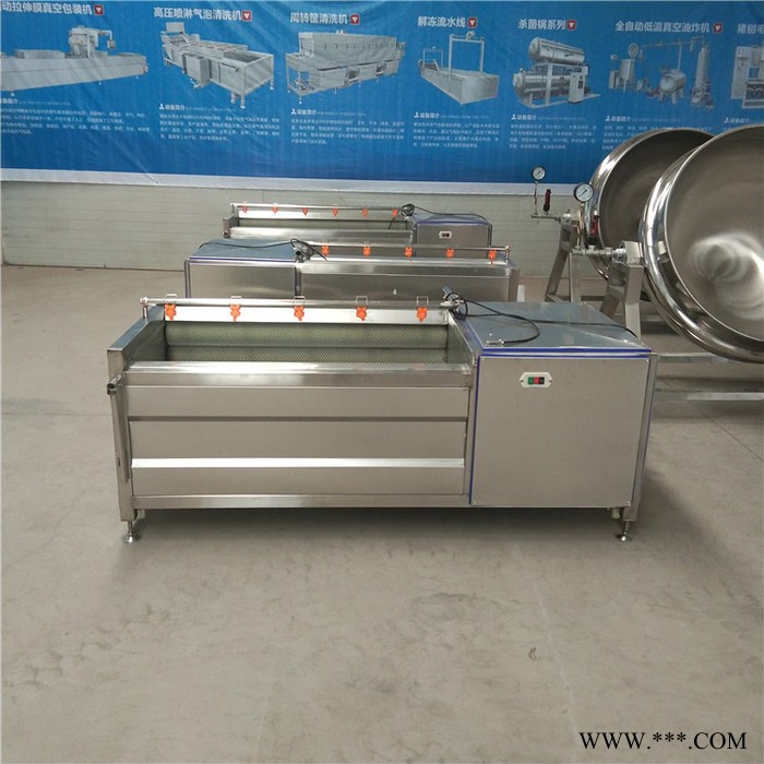 义康MQX-1500型 橙子打蜡设备 沙参清洗设备 番薯去皮清洗加工设备图5