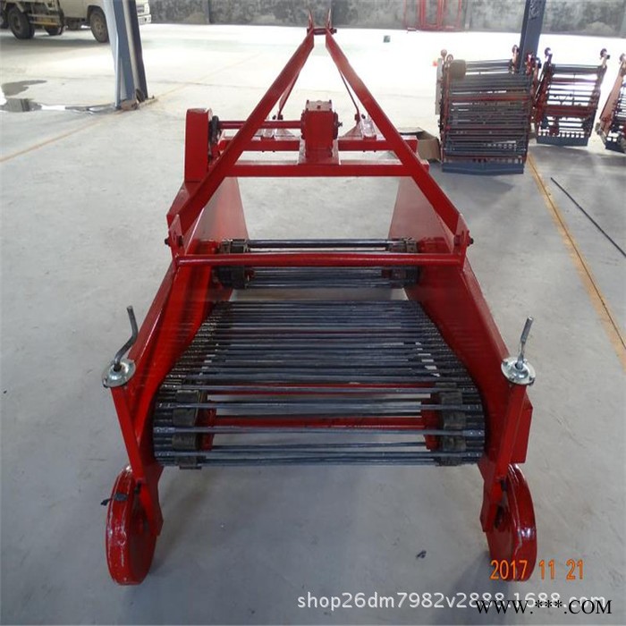 小型药材震动式收获机 拖拉机带根茎药材机黄芪党参白芷等收割机图2