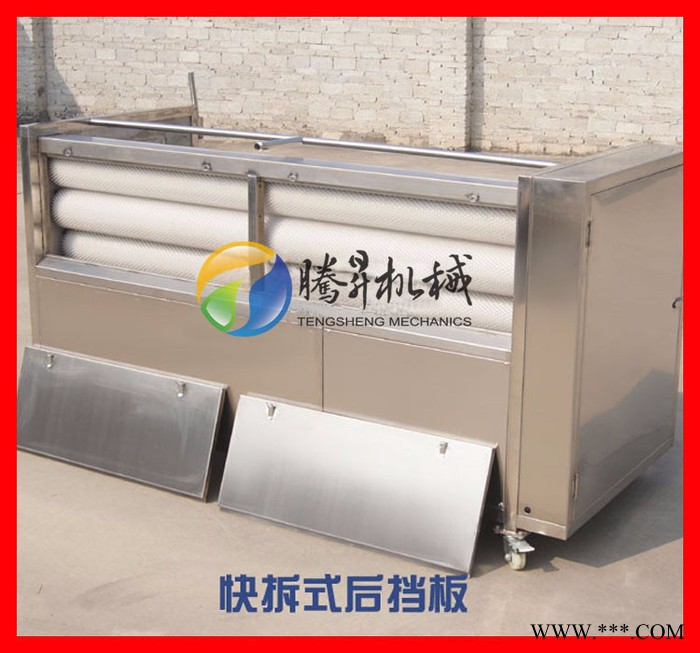 腾昇TS-M800大型土豆红薯清洗脱皮机 商用不锈钢沙参去皮机 脱皮机图3