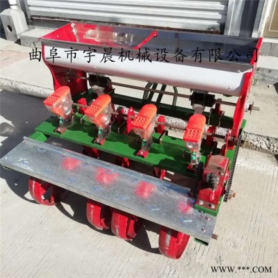 白芷条播机 宇晨苜蓿8行播种机 拖拉机垄上婆婆丁精播机厂家价格