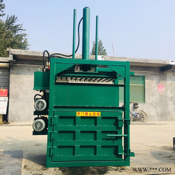柴胡打包机 立式液压废纸打捆机 稻壳套袋压包机厂家图7