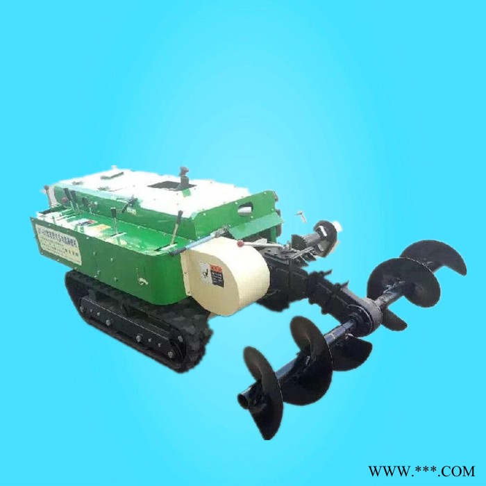 山药果园起垄机   柴油山药果园开沟机  履带式开沟培土机图片图3