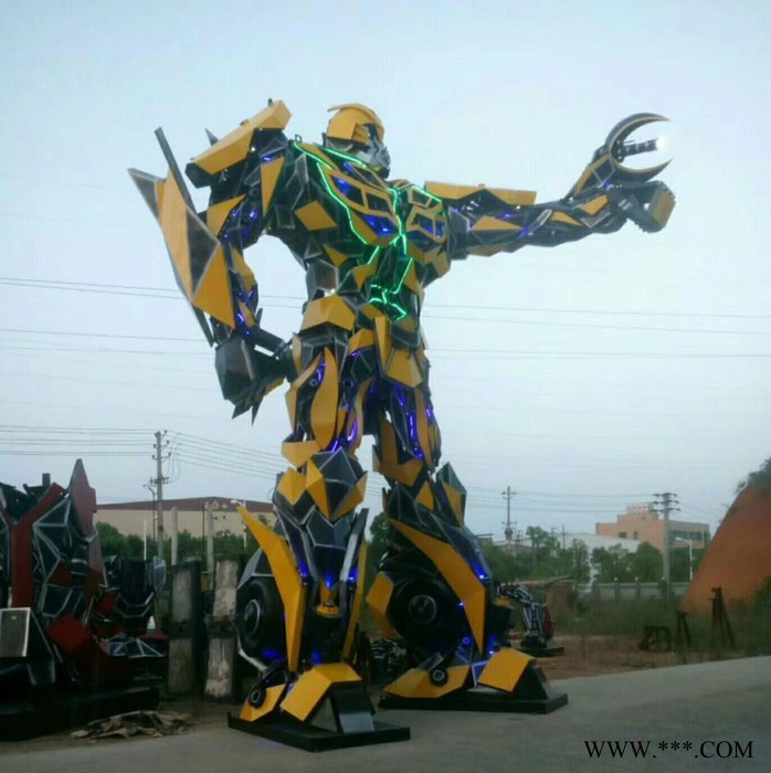 蜀鸿大型 大型机器人模型变形金刚大黄蜂户外金属模型摆件图7
