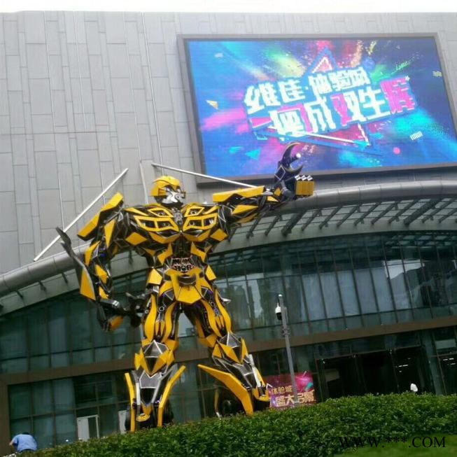 蜀鸿大型 大型机器人模型变形金刚大黄蜂户外金属模型摆件图4