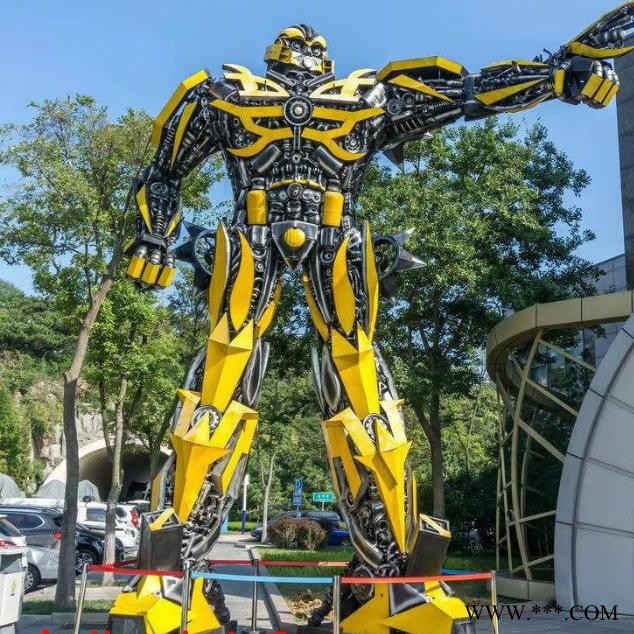蜀鸿大型 大型机器人模型变形金刚大黄蜂户外金属模型摆件图8