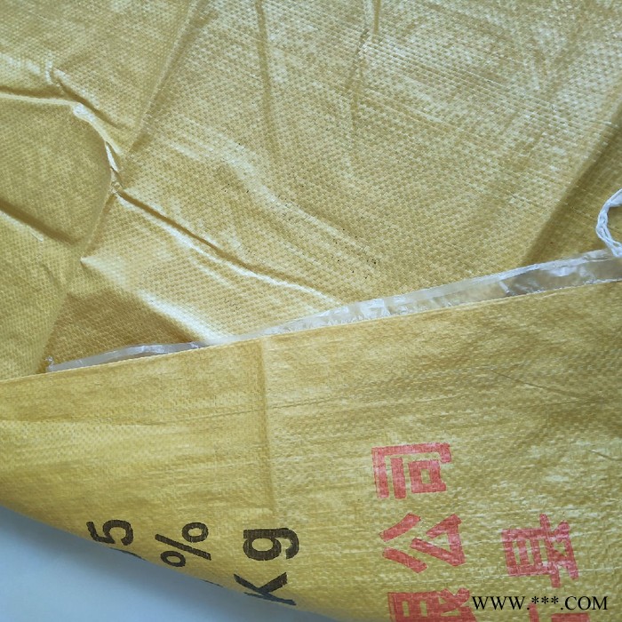 郑州化肥编织袋厂家 定制大黄袋 硫酸铵内膜编织包装袋图2