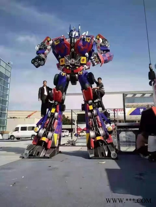 超大型变形金刚合金版 机器人 大黄蜂 擎天柱 汽车人 金属模型商场摆件 变形金刚模型图8