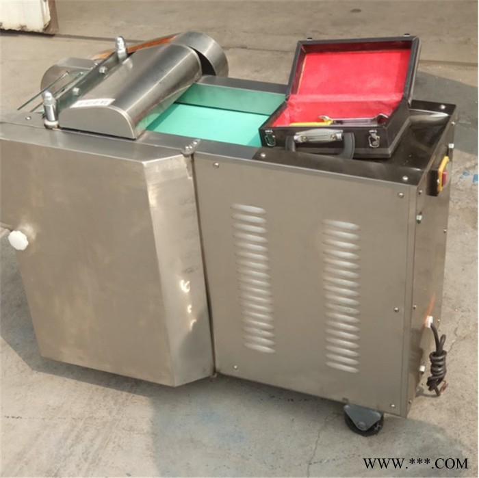 洋葱切块机 宇晨全自动山药切片机 304不锈钢山药切块机哪有图3