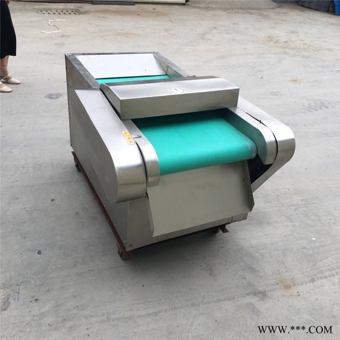 长乐全自动韭菜切段机 普航多功能蔬菜切丝切片机 660型山药切块机批发图4