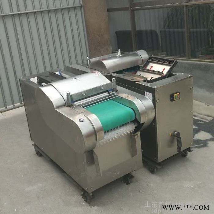 长乐全自动韭菜切段机 普航多功能蔬菜切丝切片机 660型山药切块机批发图8