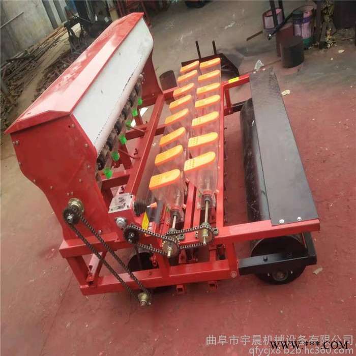 拖拉机带桔梗白芷播种机 汽油柴胡播种机宇晨机械图4