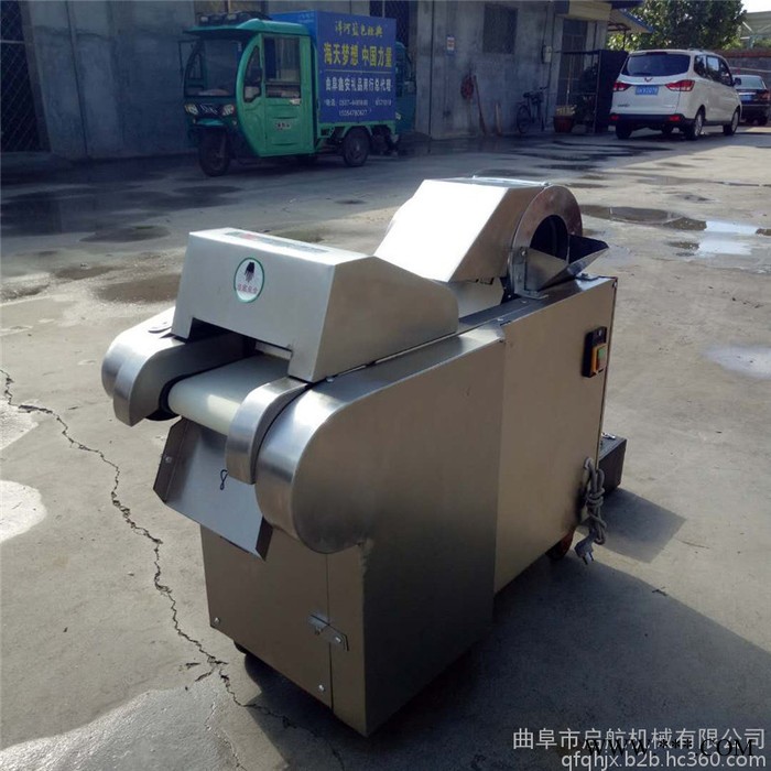 干湿中草药切段机 厚薄均匀萝卜切丝机 启航白萝卜山药切片机图2