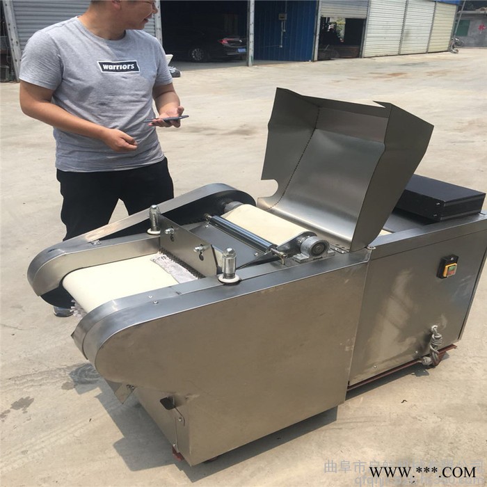 启航不锈钢萝卜切丁机 白菜切丝机价格 食堂山药切片机图3