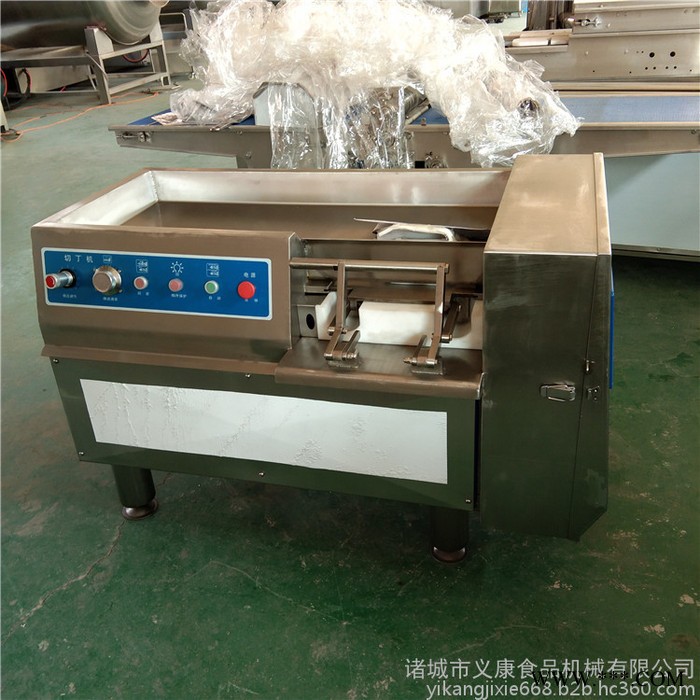 义康制造QDJ-350型 连续式芒果切丁机 菠萝切丁机  全自动山药切丁设备图2
