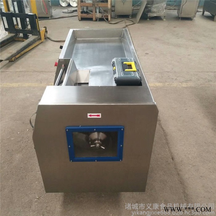 义康制造QDJ-350型 连续式芒果切丁机 菠萝切丁机  全自动山药切丁设备图3