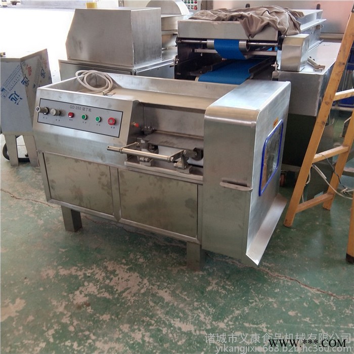 义康制造QDJ-350型 连续式芒果切丁机 菠萝切丁机  全自动山药切丁设备图6