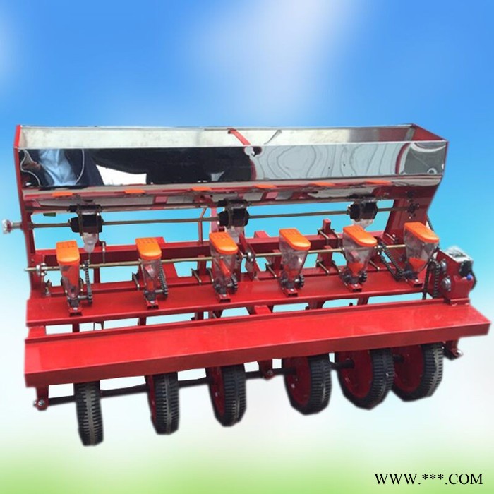 高梁芝麻免间苗播种机 四六行辣椒白菜播种机 启航小麦水稻山药施肥机图7