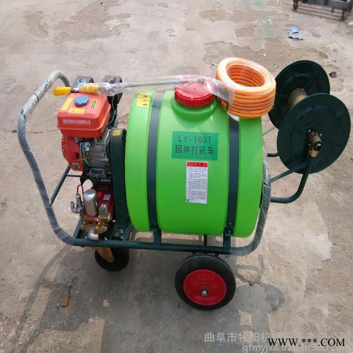 小麦果园高压喷药机 担架式山药种植打药机 手推式园林打药机图2