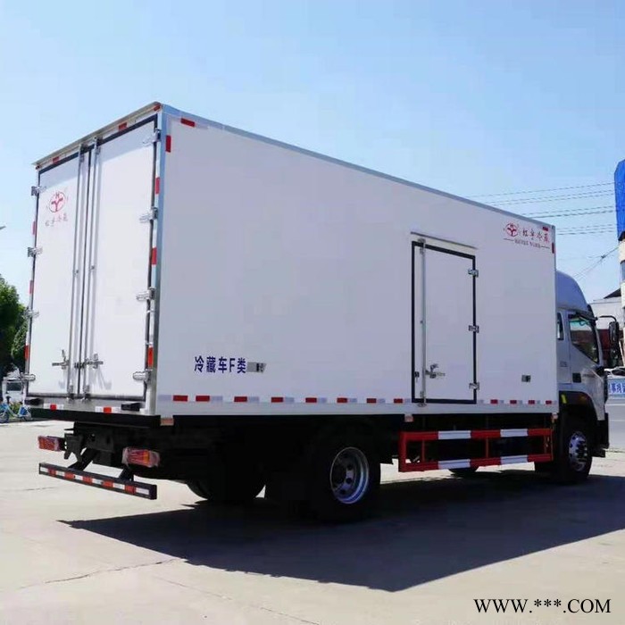 福田奥铃捷运9大黄蜂高顶双卧冷藏车 6.8米厢式冷链车可分期付款 奥铃大黄蜂冷藏车图6