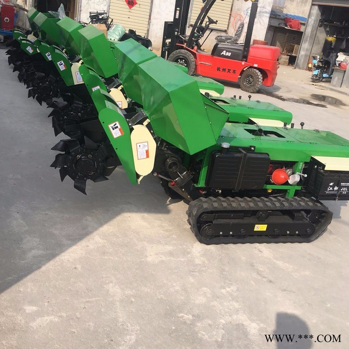 J75马力履带旋耕机 1大棚果园开沟机 山药轻便开沟机图2