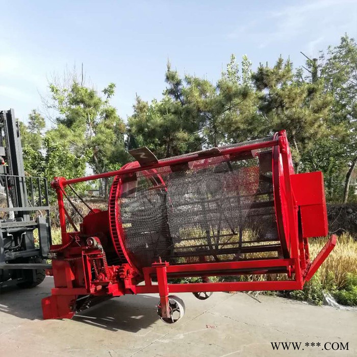通化小根蒜收获机 麦冬果收获机价格 旋转筛式药材收获机报价 起平贝收获机图4